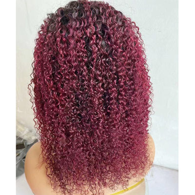 100% Virgin Peruvian Human Hair Water Wave Lace Front Wigs