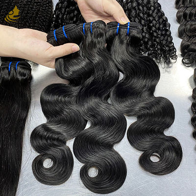 100% không chế biến tóc Brazil bán buôn tóc người trinh nữ Body Wave
