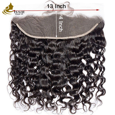 Tai đến tai Peru Virgin Human Hair Mặt trước Đá tùy chỉnh Mặt trước 13 * 4