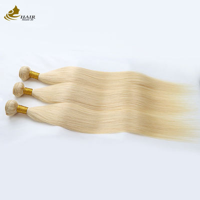 100% tóc nguyên chất Virgin Brazil Ombre Human Hair Extensions 613 Blonde Hair Bundles