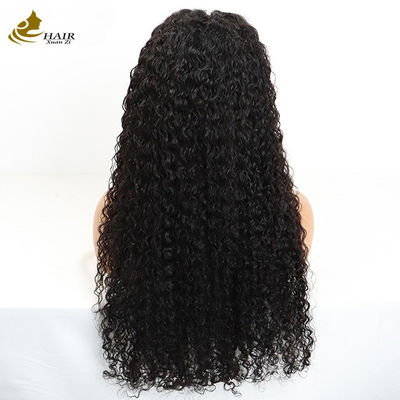 Sản phẩm bán buôn Transparent 13X4 Lace Front Kinky Curl Brazil Virgin Human Hair Wig