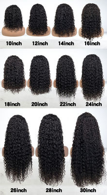 Sản phẩm bán buôn Transparent 13X4 Lace Front Kinky Curl Brazil Virgin Human Hair Wig