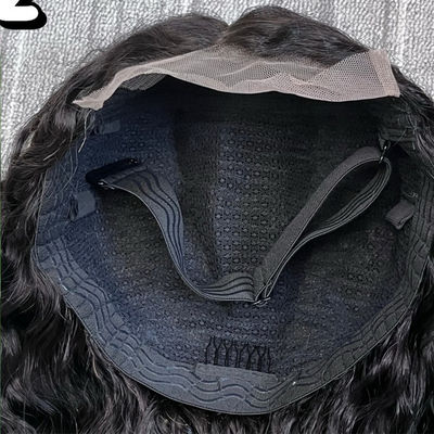 12 Inch không keo 5 * 5 Mặt trước tóc người tóc tóc giả nước sóng không keo lụa trên cùng đầy đủ tóc giả tóc giả