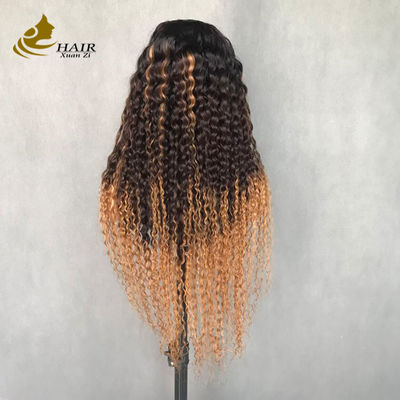 Wig Woman Long Curly Wave 1b/4/27 màu tóc con người Wig hình U