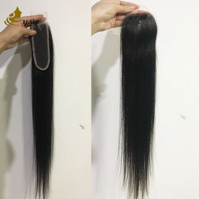 Tóc mái đóng (closure) thẳng Brazil 2x6 HD vô hình bằng tóc thật