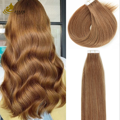 #30 Tóc Thẳng Màu Tóc Thật Virgin Tape In Nối Tóc cho Phụ Nữ