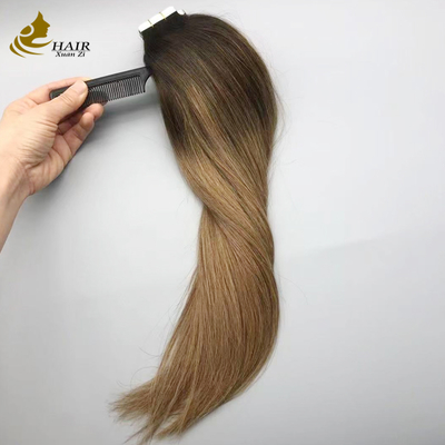 Nối tóc bằng băng dính 100% Tóc Thật Nguyên Bản Màu B2/6, Tóc Thẳng