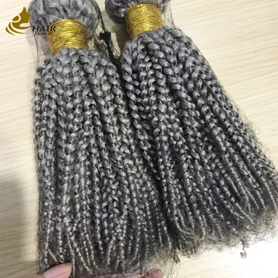 Ống tóc con người nữ tính tùy chỉnh bạc tùy chỉnh tóc sóng
