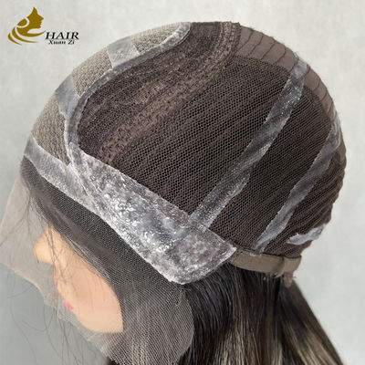 chất lượng Phụ trang bằng lụa không keo Việt Nam Full Lace Wig Straight Lace Front Wig With Silicone nhà máy sản xuất