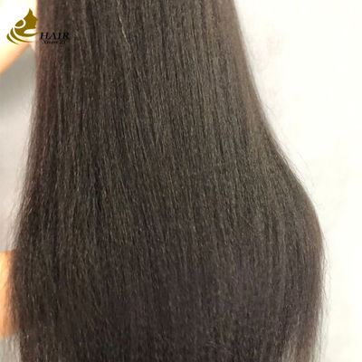 Tóc giả bằng tóc thật 360 Full Yaki Preplucked Exotic Kinky Straight Lace Front