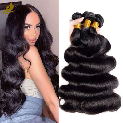 Đồ bán buôn 100% Brazilian Cuticle Aligned Giá rẻ Động vật tự nhiên màu đen Body Wave