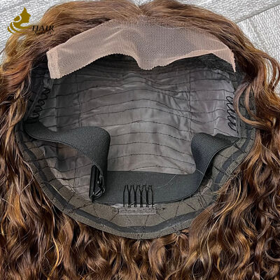 chất lượng Tóc Giả Nguyên Tấm Ren Không Keo Sỉ Tóc Ấn Độ Virgin HD Tóc Giả Nguyên Tấm Cắt Thô Lớp Biểu Bì Tóc Người Virgin Nguyên Tấm nhà máy sản xuất